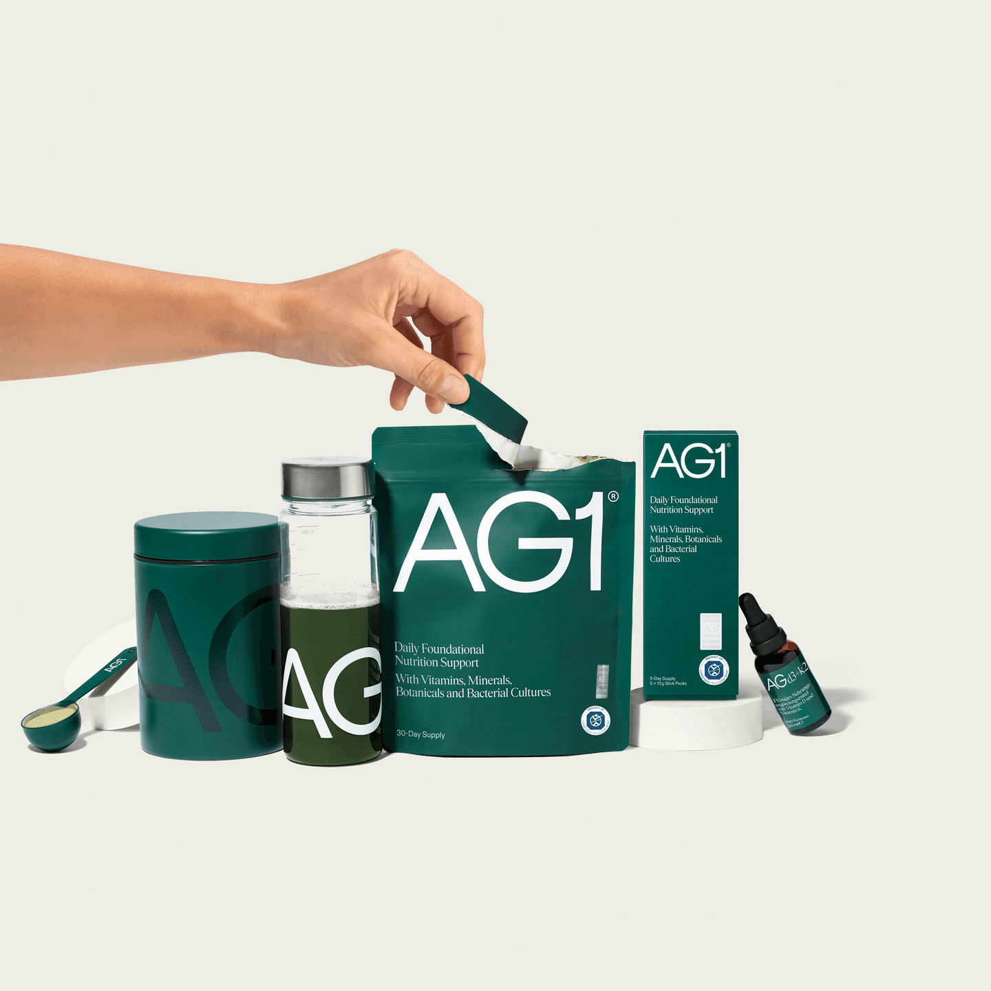 Your Daily Nutrient Boost with 70+ Ingredients | AG1